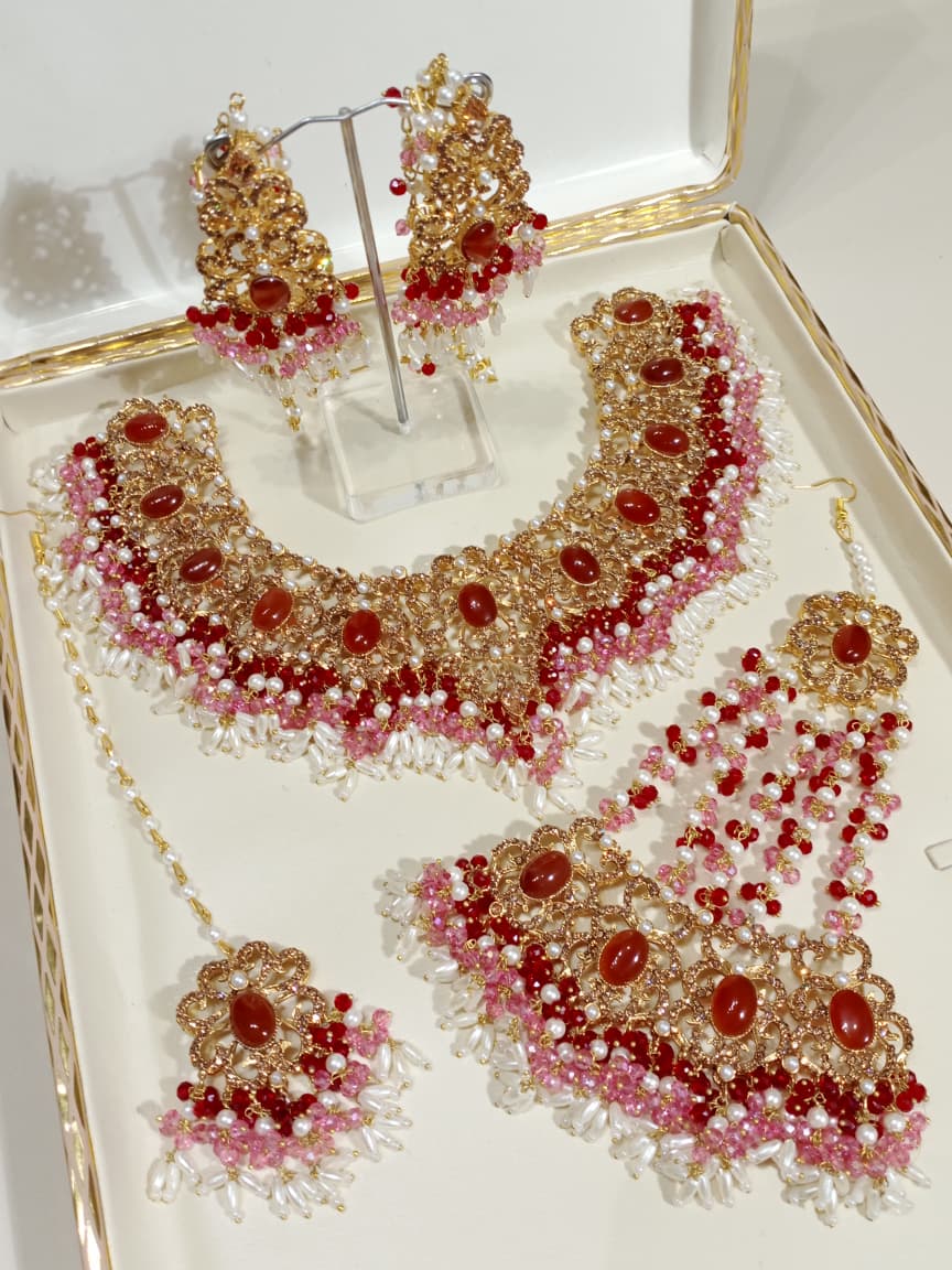 Gul-e-Rana Bridal Necklace Set - Image 2